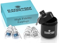 Eargasm High Fidelity Earplugs for Concerts Musicians Motorcycles Noise Sensitivity Conditions and More (Ear Plugs Come in Premium Gift Box Packaging) - Blue