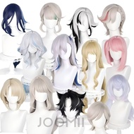 Genshin Impact Furina Wriothesley Lyney Lynette Arlecchino Sigewinne Navia Cosplay Costume Wig