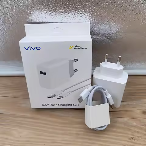 Original 80W Flashcharger Suit Set For Vivo X8 X90 Pro+ X100 Ultra S19 S18 S17 Pro Turbo Y77 X Fold3