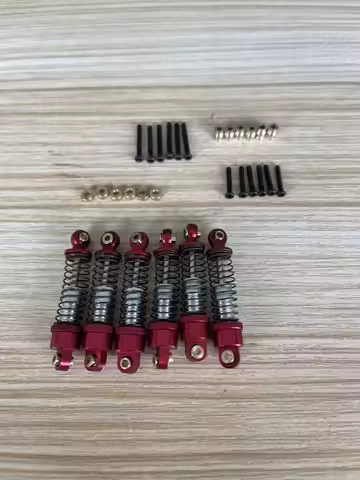 Metal shock absorber For Eazyrc FMS 1/18 Atlas 6X6 Red Version Crawler Car FCX18 LC80 SCX24 K5 Blaze