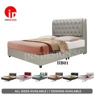 [LOCAL SELLER] Cayvi Faux Leather Bed Frame / Divan Bed ( 7 Designs Available ) (Free Delivery and Installation)