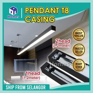 Linear T8 Pendant Hanging Light, Ceiling light / Lamp Office 1 x 4Ft  / 2 x 4FT With 1 Meter Wire & 