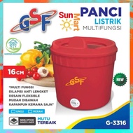 Mini Rice Cooker 1.2L Electric Pot GSF 3316 Mini Electric Cooking Pot Multipurpose Electric Pot/