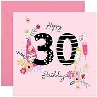 Central 23 - Cute 30th Birthday Card for Women - 'Happy 30th Birthday ' - Sweet Birthday Card for He