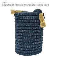50FT 25FT 17FT สีดำและสีน้ำเงินปอนด์สายยางรดน้ำสวนสำหรับการล้างรถและการดูแลพืช