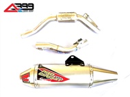 ท่อสูตร CRF300l crf300rally ทรงโปรฯ ปลายเงิน งานสแตนเลส