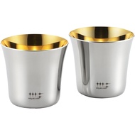 Directly from Japan Yoshikawa YJ2535 YJ2535 Guinomi Guinaki, Gold Plated Finish, 3.4 fl oz (100 ml),
