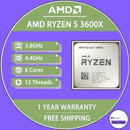 Used AMD Ryzen 5 3600X R5 3600X 3.8 GHz Six-Core Twelve-Thread CPU Processor 7NM 95W  Socket AM4