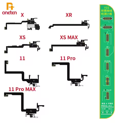 JCID JC V1SE Earpiece Receiver FPC Test Board Flex Cable For X XS XR 11 12 13 14 15 Pro MAX True Ton