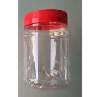 Balang Kuih / Plastic Bottle / Red Cover / Biskut Container / Balang Biskut - 4018