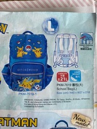 😊🎒小學 返學書包 旅行書包 little twin star  肉桂狗 kuromi Batman Pokémon Melody school Bag  2024 小朋友書包   light wei