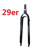 TOSEEK Suspension Bike 26er 27.5er 29er Bicycle Fork Tapered Bike Hard Fork 520g Carbon Mtb Mountain