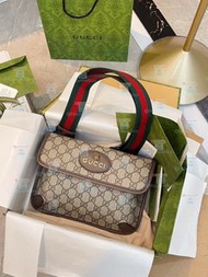古馳Gucci虎頭腰包挎包 單肩斜挎男包胸包男包 女包5