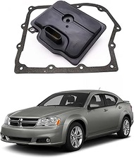 TRANSPEED 62TE Auto Transmission Oil Filter 168018555AA 05078555AA & Oil Pan Gasket For Dodge Chrysl