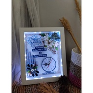 WEDDING DOWARD FRAME LIGHT-UP CLOCK FRAME/ WEDDING DOWARD FRAME/ MMAHAR BOX/ WEDDING DOWARD BOX/