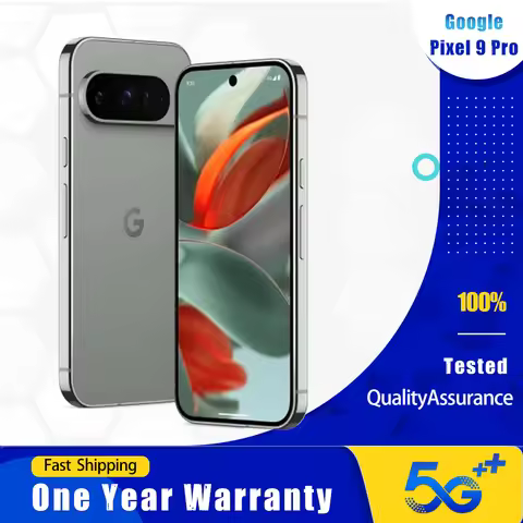 Original Google Pixel 9 Pro 5G Mobile Phone eSIM NFC 12GB+128GB/256GB 120Hz 6.3'' 50MP+48MP+42MP Ten