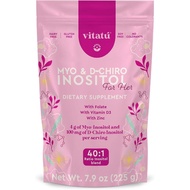 |MyoInositol(4g)&D-ChiroInositol(1g)IdealMix40:1|Duration45Days|withFolicAcid+VitaminD3+Zinc,Powdere