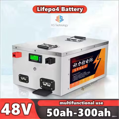 48V 100Ah 200Ah Lifepo4 Battery 5-10KW 50Ah 80Ah 150Ah 250Ah 300Ah for 1000W 2000W 3000W 5000W Solar