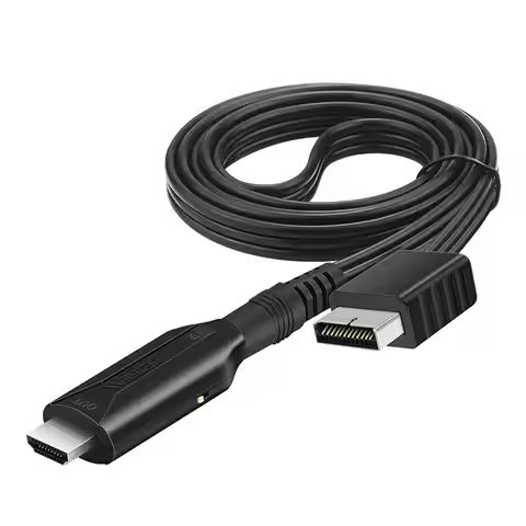 N64 To HDMI For GameCube SNES N64 To HDMI Converter Cable For N64 GameCube Plug and Play for PS2 to 