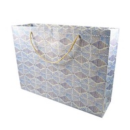 藍編織-L【Shizen-手工紙禮物袋】