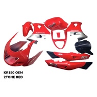 COVERSET KAWASAKI RR 150 2TONE MERAH
