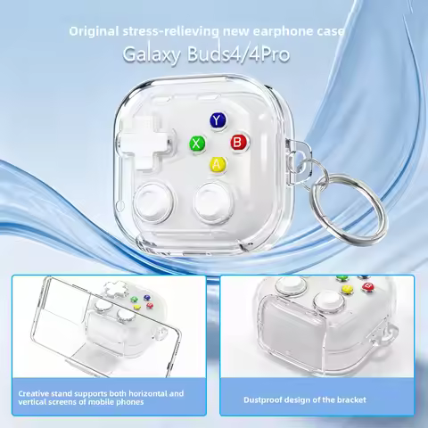 Game Shockproof Transparent Lock Cover For Samsung Galaxy Buds 4 Pro Buds 4FE Buds4 Pro Buds buzz 4 