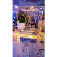 1st ANNIVERSARY UNIQUE GIFT BIRTHDAY GIFT GRADUATION WEDDING GRADUATION ACRYLIC ACRYLIC LETTERING RU