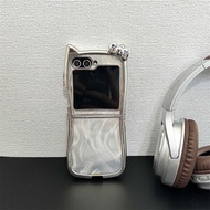 3D Hello Kitty Khung Ốp điện thoại cho Samsung Z Lật 6 5 4 3 Z Flip6 Flip3 ZFlip6 Flip6 Flip6 Mạ Điệ