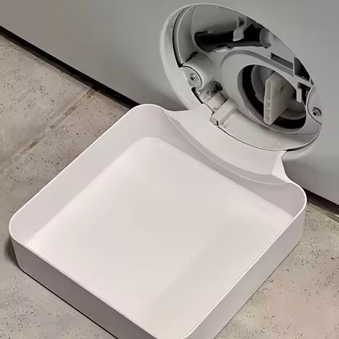 Washing Machine Drain Water Collection Tray,No Overflow,Lint Filter and Foreign Object Collection Dr