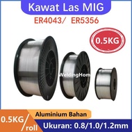 Kawat Las ER4043 ER5356 MIG 7kg Aluminium Alu 0.8mm 1.0mm 1.2mm Almunium MIG Wire Kawat Las Aluminiu