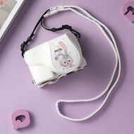 Suitable for 200D Canon M6 Second Generation R50 ZVE10 Leather Case A6400M50 Camera Bag M200a6300 Ca