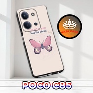 Rc36/Softase rubber poco C85 - Girl Motif - Case poco C85 - Casing poco C85 - Silicone poco C85 cool