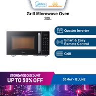 Midea MMO-EG930MX Grill Microwave Oven, 30L