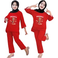 GF - Girls' Indonesian Independence Day Outfit Tung Sahur 17 August Happy Clothes Ages 3-12 Years