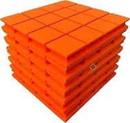 YGM Acoustic Foams® Turbo Acoustic Panels, 12" X 12" X 2", 50 Density Soundproofing Studio Noise, Ec