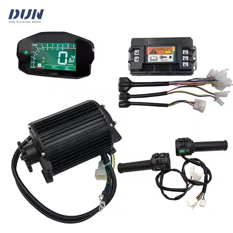 QS90 1000W Mid-Drive PMSM Motor Kits with EM50-4 Controller,DKD Display,Throttle