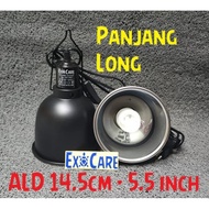 PREMIUM Aluminum Light Dome 5.5" 14cm ExoCare LONG free HOOK