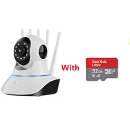 ♥จัดส่ง SFREE♥ สามเสาอากาศห้าเสาอากาศในร่มไวไฟไร้สายแบบ HD กล้องวงจรปิดการมองเห็นได้ในเวลากลางคืน