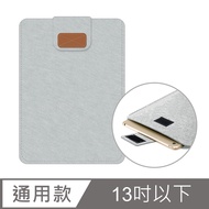 【Timo】Apple iPad / 三星平板 13吋 輕薄收納包 筆電內袋(36.5x25.4x0.6cm)-灰色