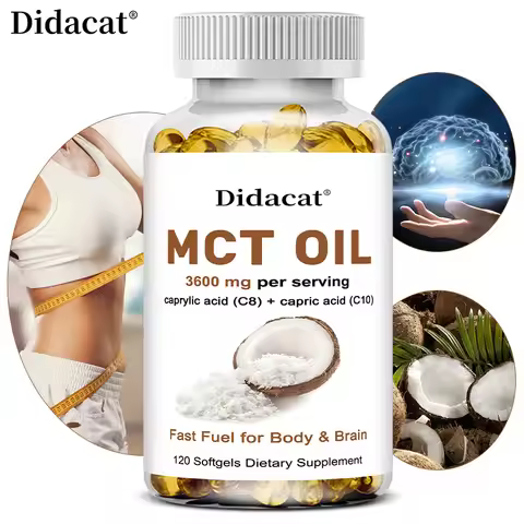 MCT OIL - Supports Brain Health, Reduces Fat, Controls Appetite, Promotes Digestive Health, and Boos