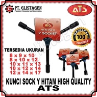 ATS Black Y Socket Wrench Socket Shock Sok Y 8x9x10 8x10x12 10x11x13 10x12x13 10x12x14 12x14x17