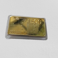 เหรียญทองที่ระลึกของยุโรปทองคำแท่งทรงสี่เหลี่ยมของขวัญที่ระลึกยุโรป500ยูโร