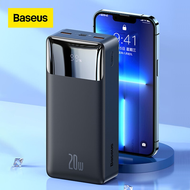 🥇✅SG READY STOCK✅Baseus Power Bank 30000mAh with 20W PD Fast Charging Powerbank Portable External Battery Charger For iPhone 12 Pro Xiaomi Huawei