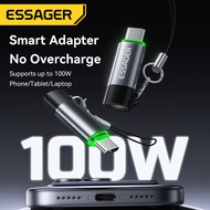 Essager OTG 100W Intelligent Power-off Converter Type-C To Type C 5A Fast Charging C-C Automatic Pow