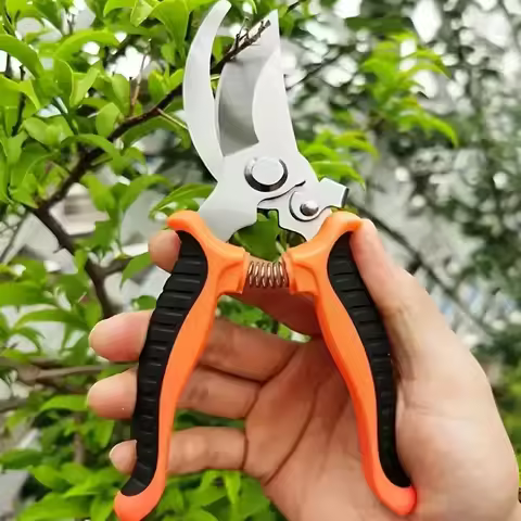 1Pc Garden Pruning Shears, Stainless Steel Shears, Gardening Shears, Scissors, Garden Clippers, Prun