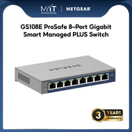 NETGEAR GS108E ProSafe 8-Port Gigabit Smart Managed PLUS Switch