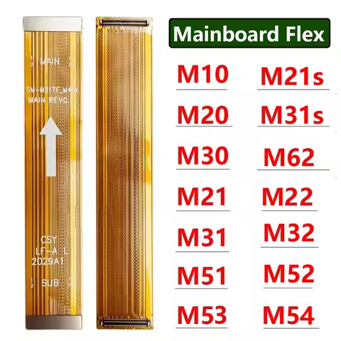 Main Board Mainboard LCD Connector Flex Cable For Samsung M10 M20 M30 M21 M31 M31S M51 M52 M62 M32 M
