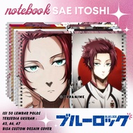 Blue LOCK SAE ITOSHI NOTEBOOK / SAE ITOSHI BLUE LOCK NOTEBOOK / SAE ITOSHI BLUE LOCK NOTEBOOK / SAE 