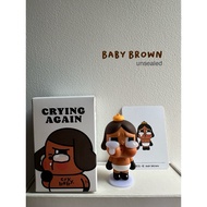 (SELECTED - OPEN) CRYBABY CRYING AGAIN - BABY BROWN (Original Popmart)