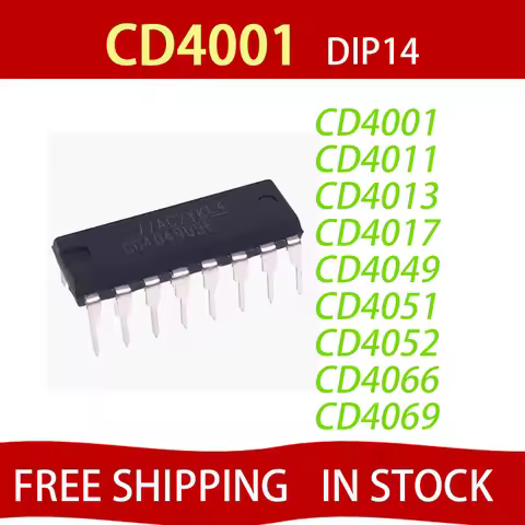 50PCS CD4001 CD4011 CD4013 CD4017 CD4040 CD4046 CD4047 CD4049 CD4051 CD4052 CD4053 CD4066 CD4067 CD4